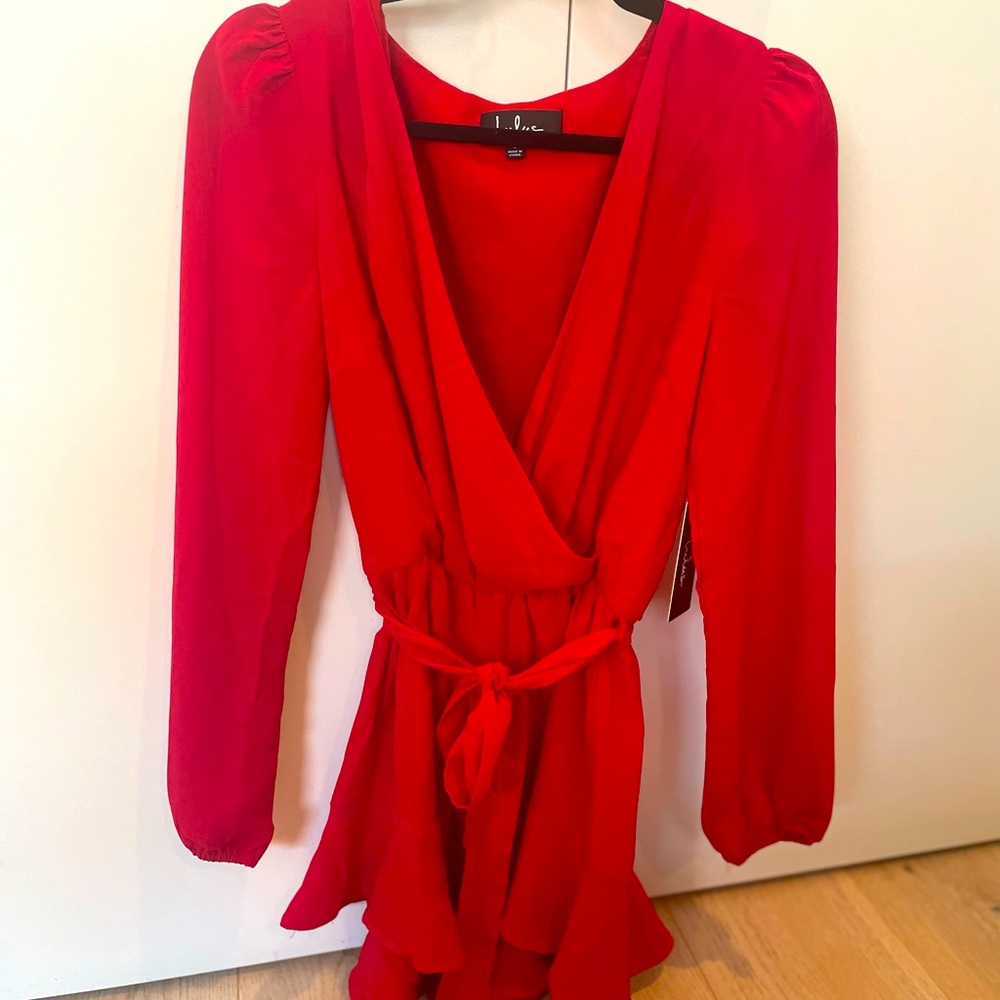 Lulu red romper